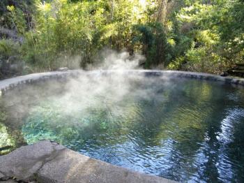 Termas de Panqui en Curarrehue, Araucania